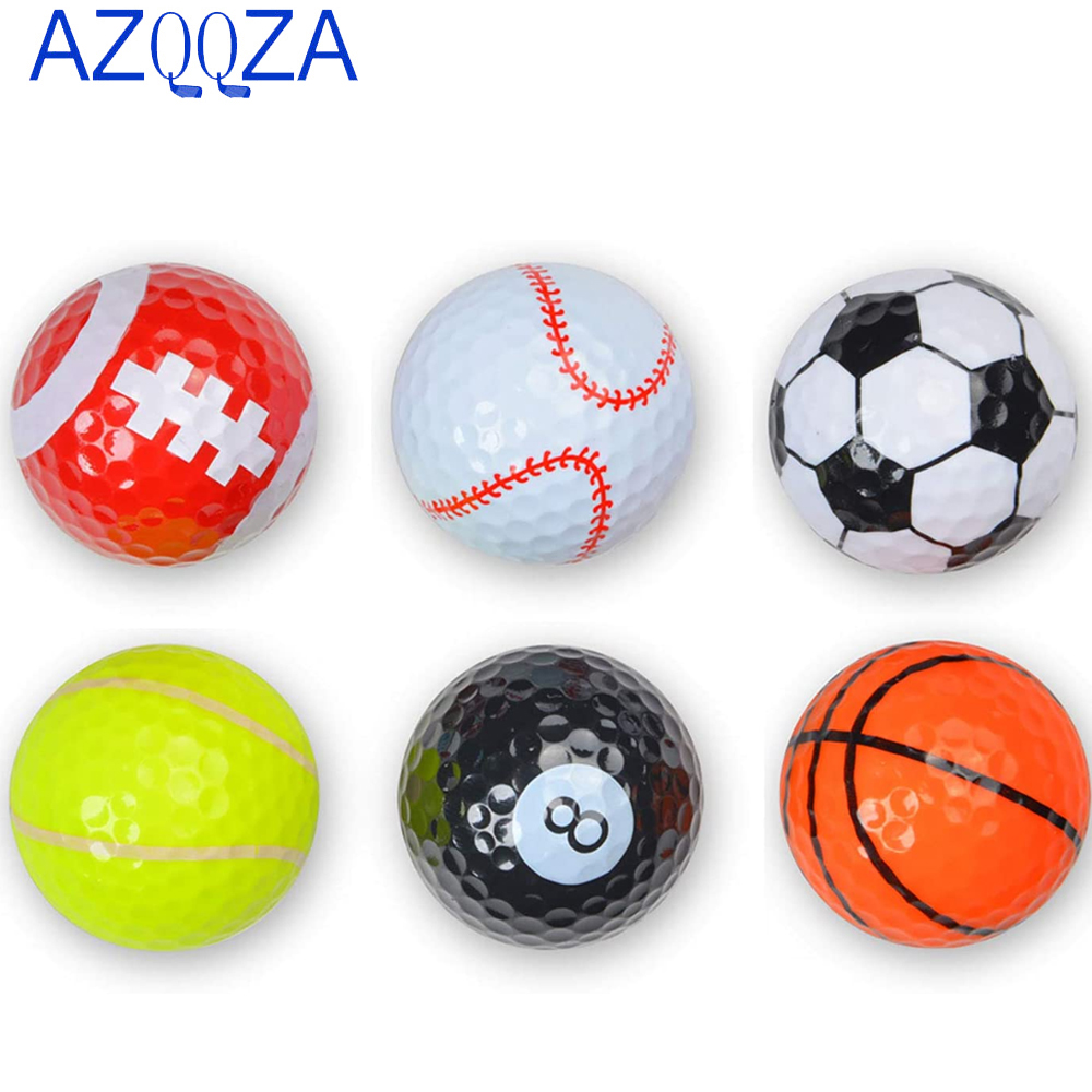 Golf Ball Premium - 6 قطعة كرات الجولف التدريب الرياضة