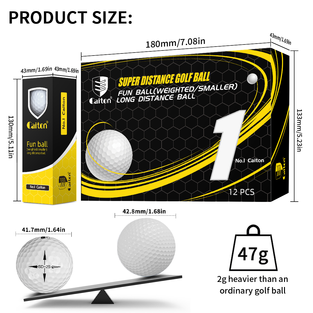 كرات جولف كايتون ألتيميت 12/24 - مراجعة Golf Ball Premium وسعره