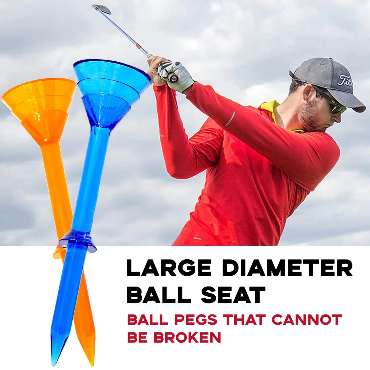 Pgm-تي شيرتات جولف بلاستيكية ب - مراجعة Golf Ball Premium وسعره