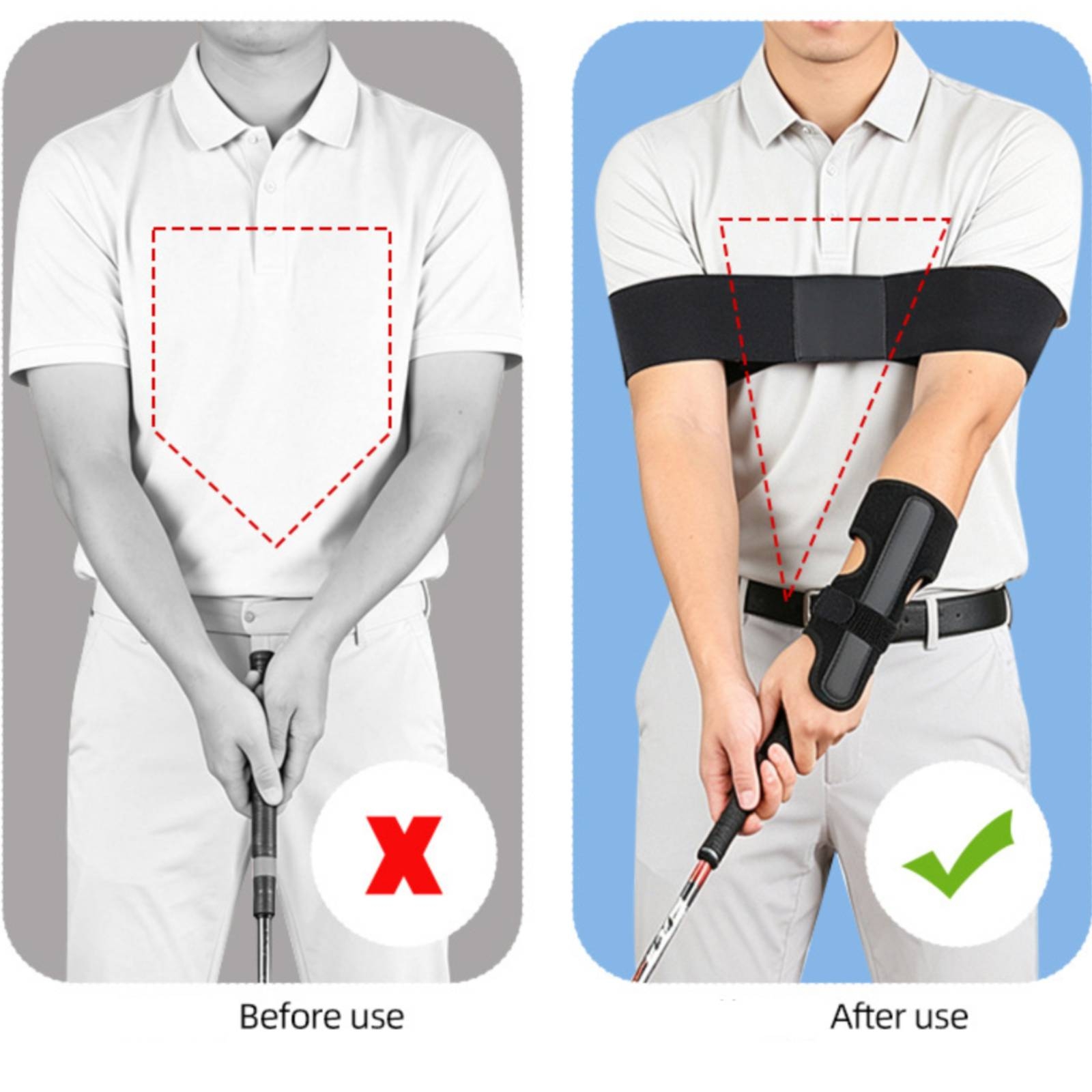 حزام مساعد لتدريب ضربة الجولف  - مراجعة Training Aid Swing وسعره