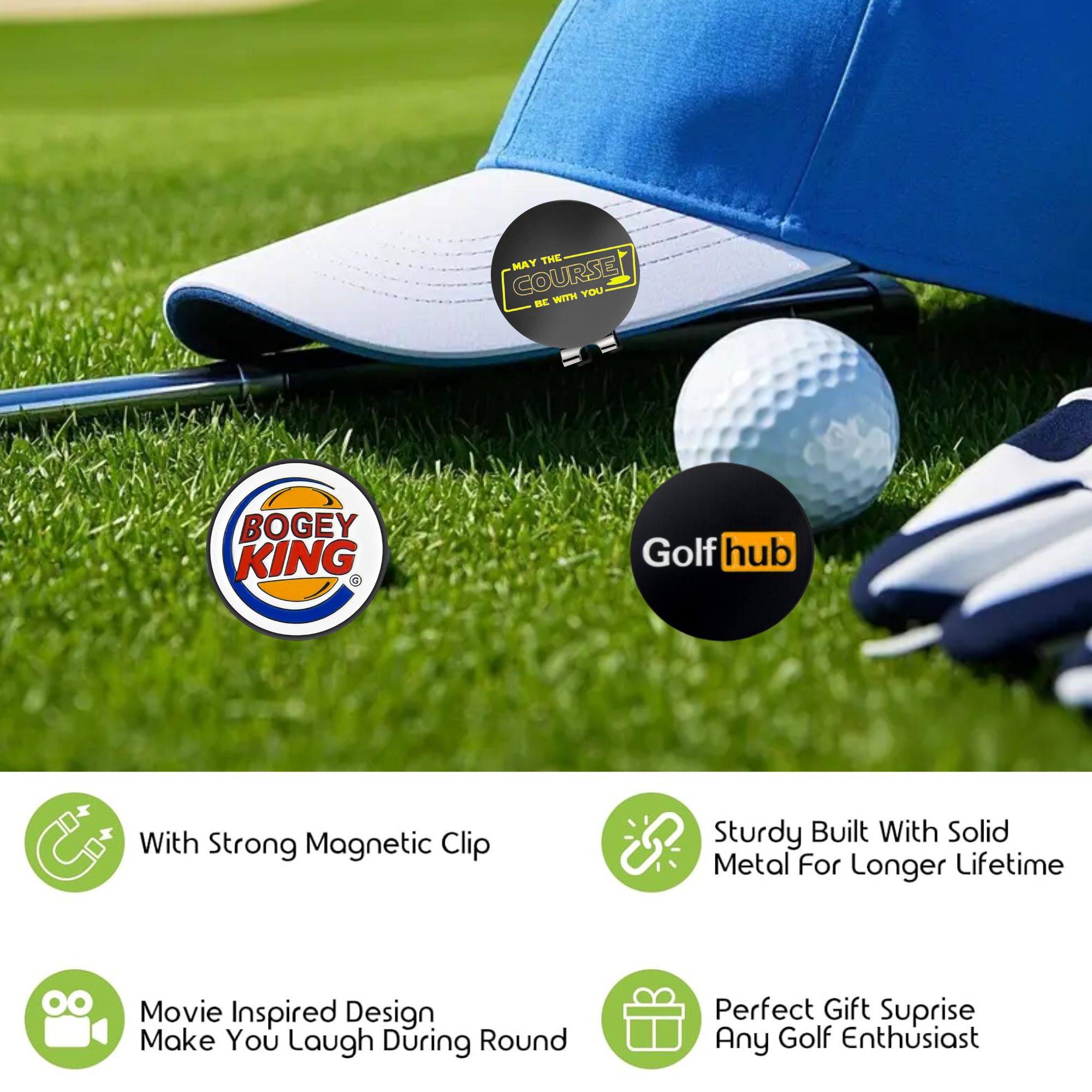 3 قطع من علامات كرات الجولف ال - مراجعة Golf Ball Premium وسعره
